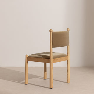 Bobble Dining Chair - Sage Velvet