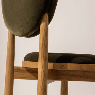 No.17 The Muse Circle Dining Chair - Khaki