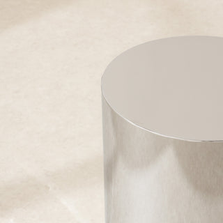 aluminium side table