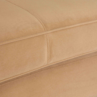 Piped Velvet Sofa