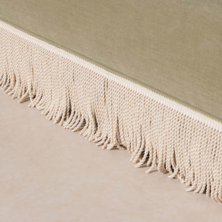 Fringed Ottoman - Eucalyptus