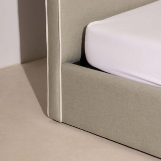 Ripple Bed - Eggshell