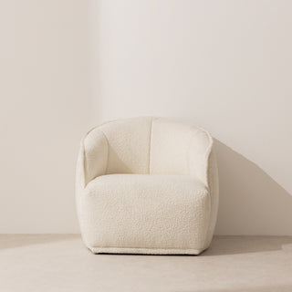 Boucle Chair - White