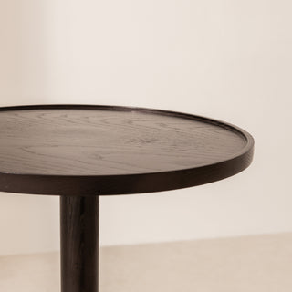 black side table