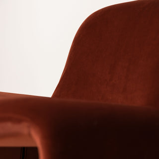 Wave Lounge Chair - Merlot