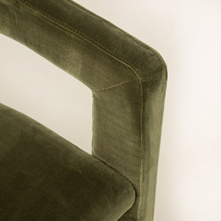 Curved Armchair - Velvet